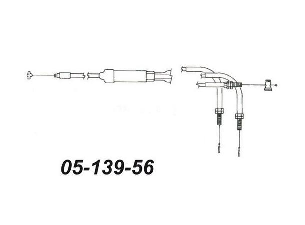 Gasswire Arctic Cat 0187-205 OEM: 0187-205 0687-004 0687-032 